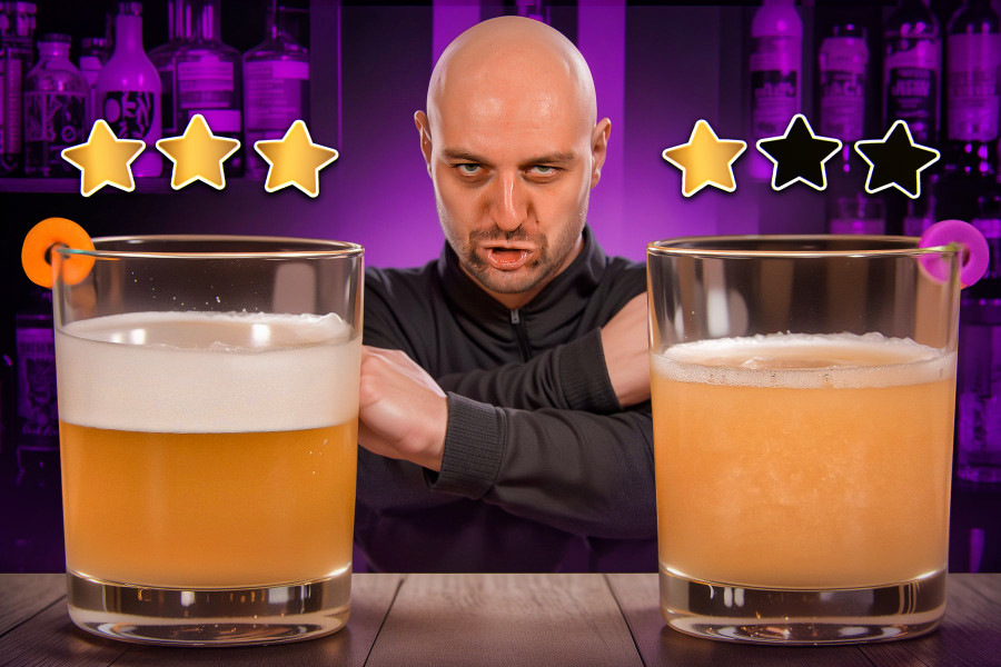 Дорого vs Дёшево: Whiskey Sour