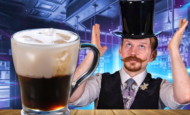 Irish Coffee вверх ногами