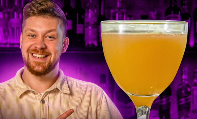 Breakfast Martini с айвой